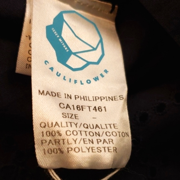 Cauliflower Navy Blue Dress CA 16FT461 NWT - Picture 8 of 8